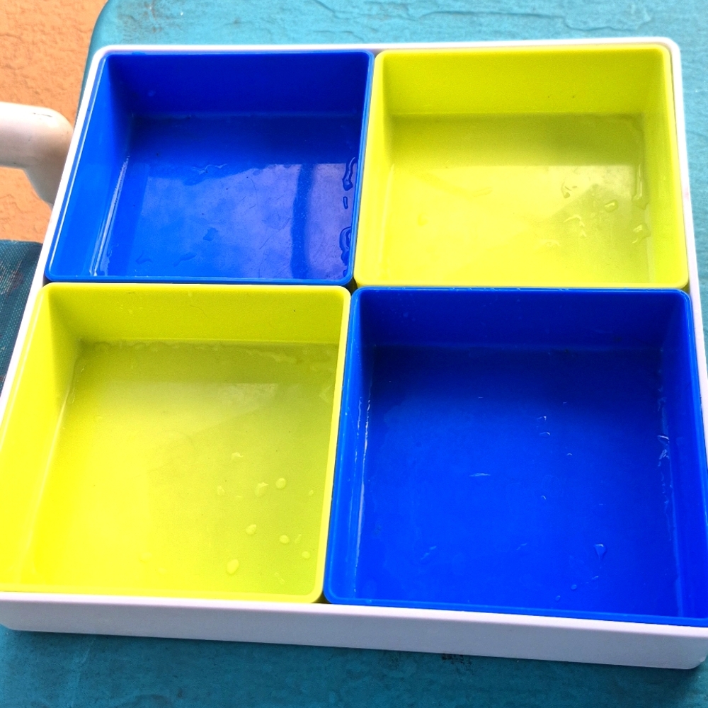 Serving dish squares removable